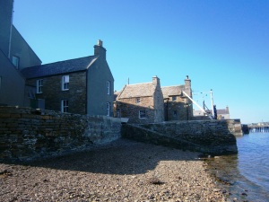Traditional houses on the waterfront at Stromness