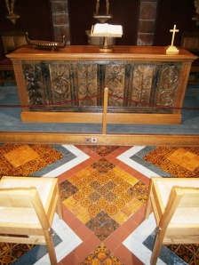 The floor and altar, St. Magnus' Cathederal