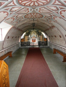 The whole chapel interior