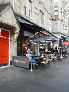 The cafe society gets into full swing during the Edinburgh Festival