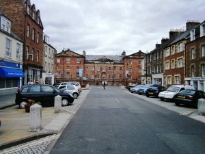 Dunbar High Street - a proper high street with attractive buildings.